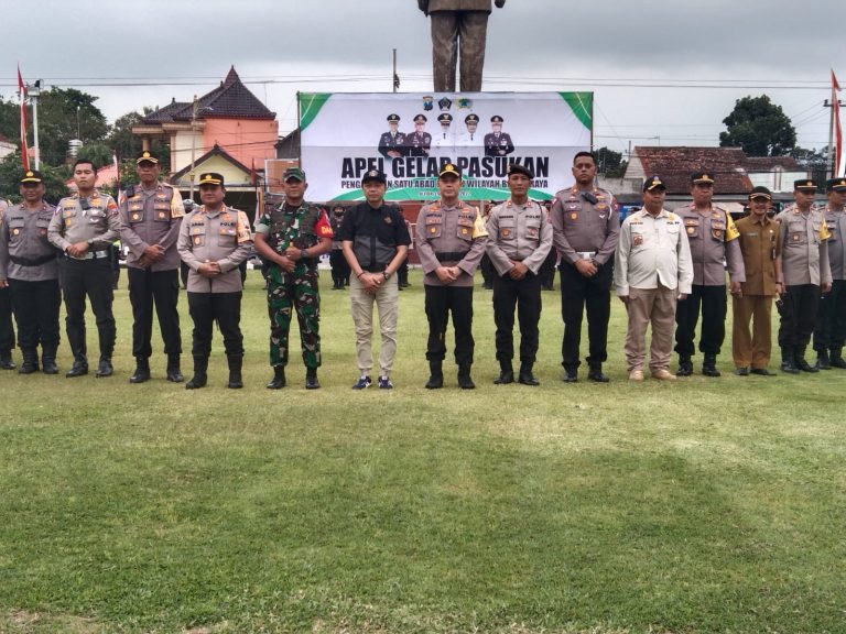 JELANG SATU ABAD PSHT, PASUKAN GABUNGAN  SIAP AMANKAN BLITAR RAYA