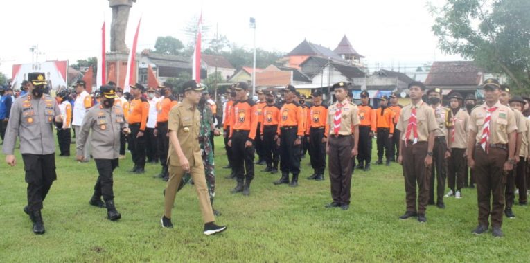 Wabup Blitar Pimpin Upacara Apel Kesiapsiagaan Penanggulangan Bencana