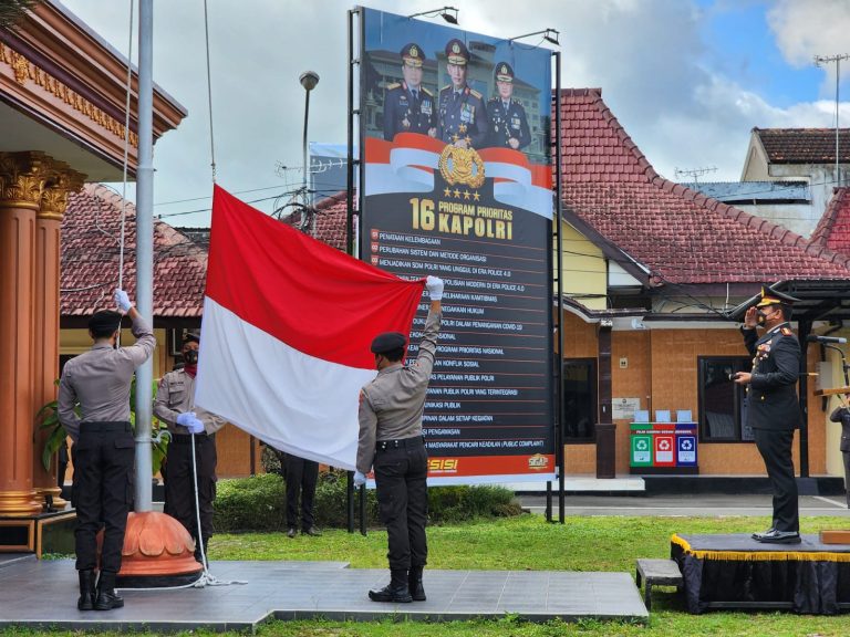 Polres Blitar Kota Gelar Upacara Hari Sumpah Pemuda Ke-94