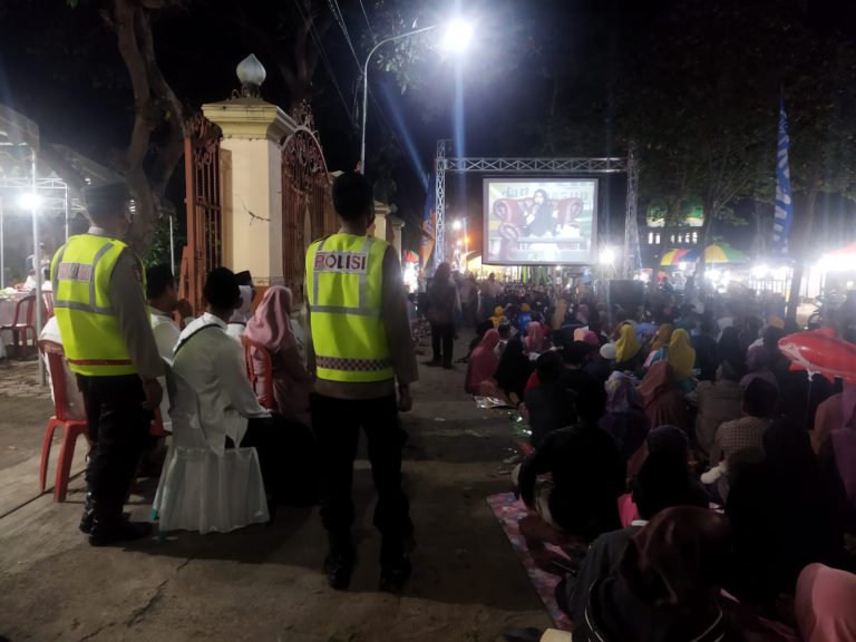 Polsek Srengat Monitoring Dan Pengamanan Giat Pengajian di Kendalrejo