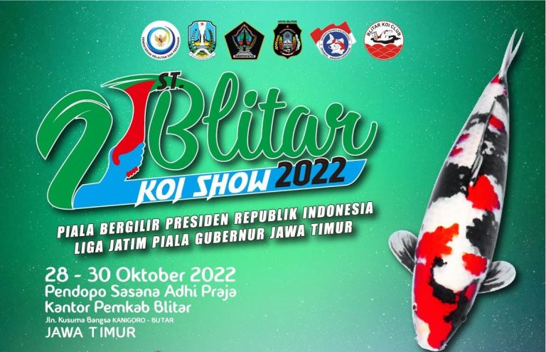 BLITAR KOI SHOW KE 21 , REBUTKAN PIALA PRESIDEN