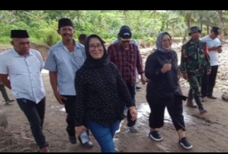 Sri Rahayu DPR RI PDIP Bersama DPRD Kabupaten Blitar Kunjungi Lokasi Bencana Di Blitar Selatan