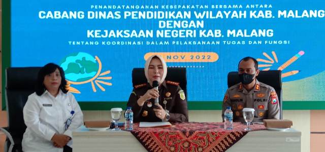 Penandatanganan Kesepakatan Bersama Cabdinwil Dengan Kejaksaan Negeri Kepanjen