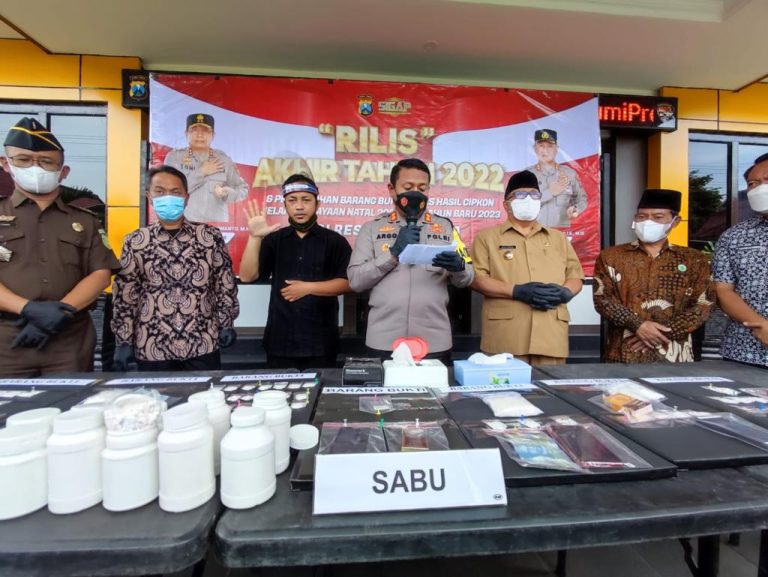 Polres Blitar Kota Gelar Release Akhir Tahun 2022, Ini Hasilnya