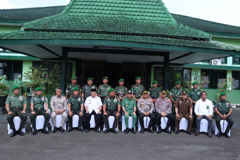 Kapolres Blitar Beserta Forkopimda Menerima Kunjungan Silaturahmi Pangdam V Brawijaya