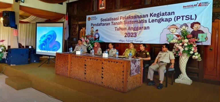 BPN Kabupaten Blitar Sosialisasikan Persyaratan PTSL 2023