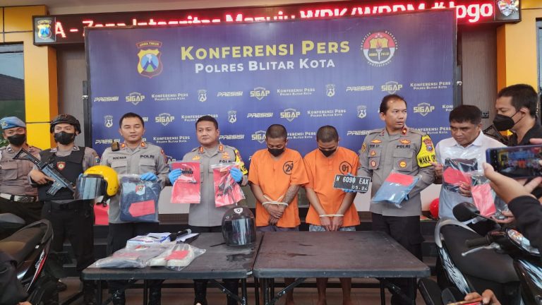 Curanmor Di 12 TKP Berhasil Diringkus Polres Blitar Kota