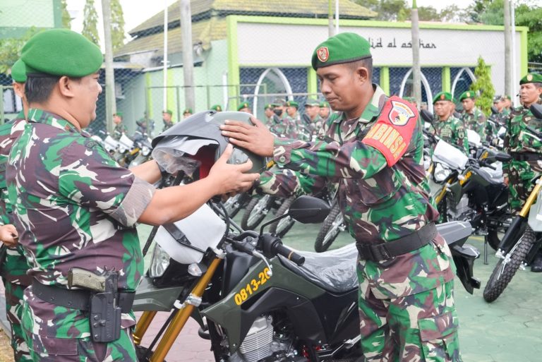 Dukung Tugas Operasional, Babinsa Kodim Bojonegoro dapat Bantuan Motor dari Menhan