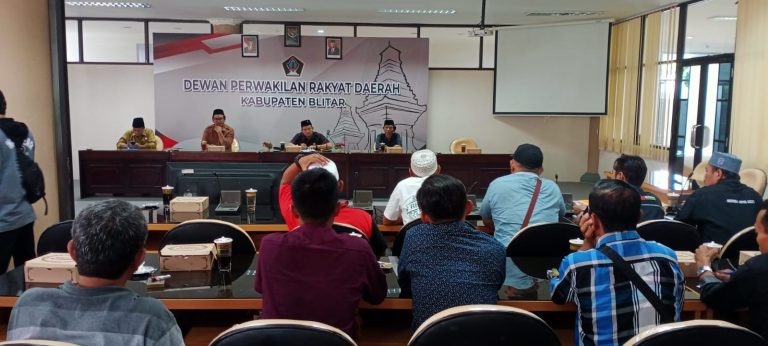 Komisi III DPRD Kabupaten Blitar Fasilitasi Hearing Bahas Pengelolaan Pertambangan