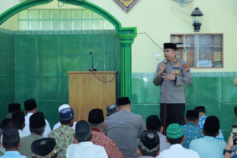 Kapolres Magetan Mengadakan Safari Ramadhan 1444 H, Menyampaikan Pesan Kamtibmas Kepada Para Jama’ah