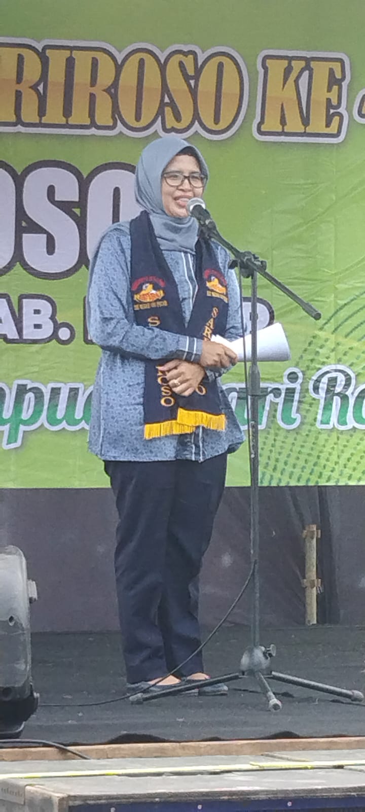 BUPATI BLITAR HADIRI HARLAH PAGUYUPAN SARI ROSO  DESA PLOSO SELOPURO KE XII