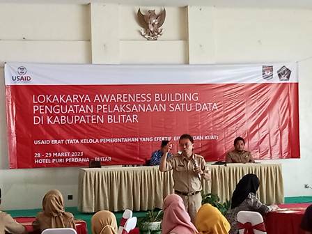 Pemkab Blitar Bersama USAID ERAT Gelar Lokakarya Awareness Building