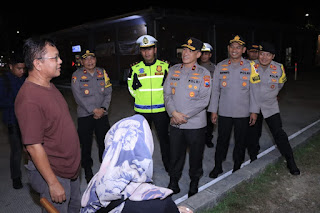 Pastikan Pemudik Aman Dan Berkesan, Wakapolda Jatim Cek Posyan Ngawi