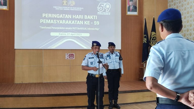 Peringatan Hari Bakti Pemasyarakatan Kemenkumham Ke – 59