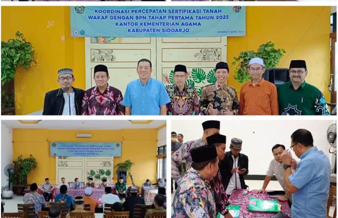 Didukung Kemenag, Pemuka Agama dan Warga Masyarakat BPN Sidoarjo Segera Selesaikan Sertifikasi Tanah