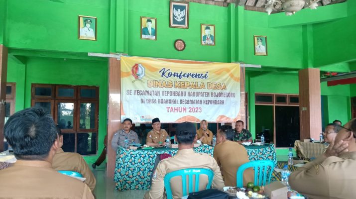 Konferensi Kepala Desa Se- Kecamatan Kepohbaru, Camat : Lahan Dan Wahana Informasi