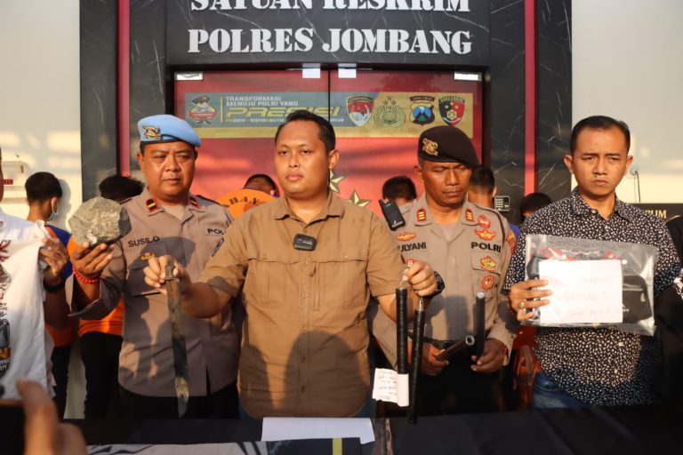 Ratusan Oknum Pesilat Berhasil Diamankan Polres Jombang Imbas Bikin Onar