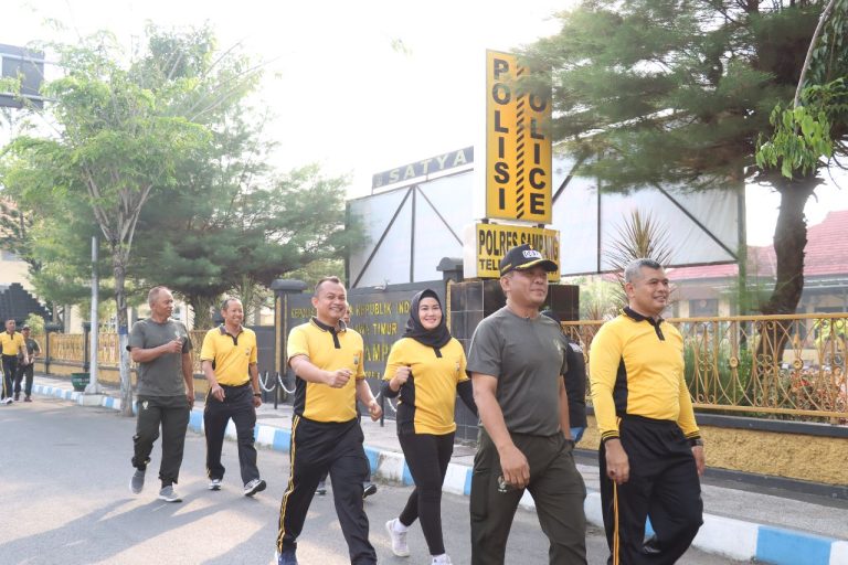 Tingkatkan Sinergitas TNI-Polri di Sampang Dengan Olahraga Bersama