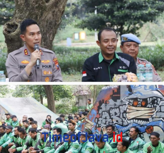 Polres Jombang Gelar Jum’at Curhat Bersama Paguyupan Pengemudi Ojol