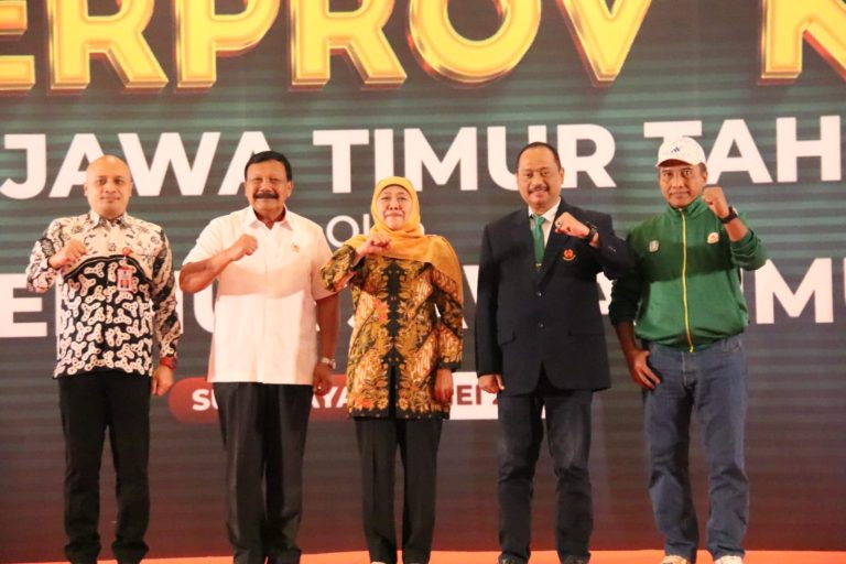 Gubernur Khofifah Harapkan Prestasi Atlet Jatim Meningkat