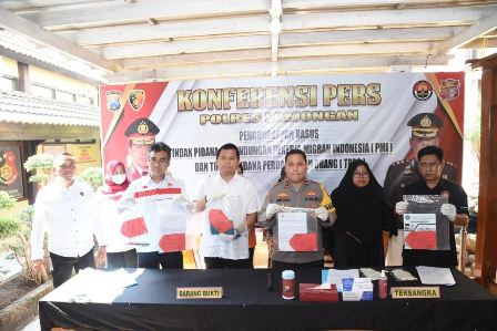 Polres Lamongan Ungkap TPPO Tiga CPMI Berhasil Diselamatkan