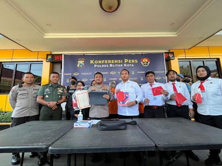 Polres Blitar Kota Ungkap Tindak Pidana Perdagangan Orang Ke Singapura