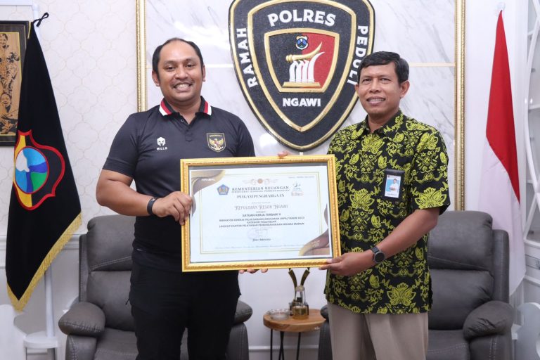 Polres Ngawi Raih Penghargaan dari KPPN Madiun