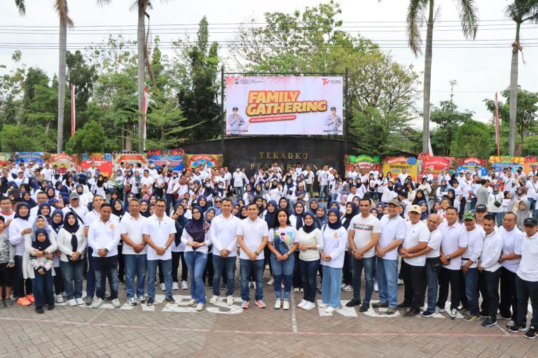 Family Gathering Polres Nganjuk, Peringati Hari Bhayangkara ke – 77 