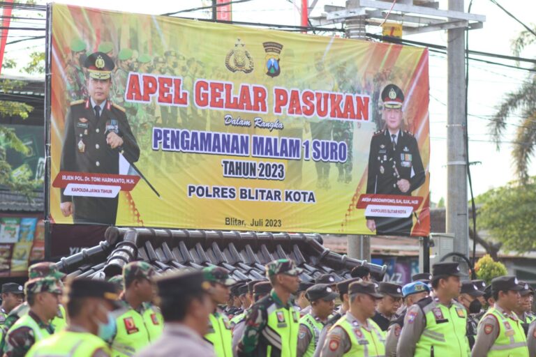 Malam 1 Suro, Polres Blitar Kota tingkatkan patroli dan siagakan Personilnya