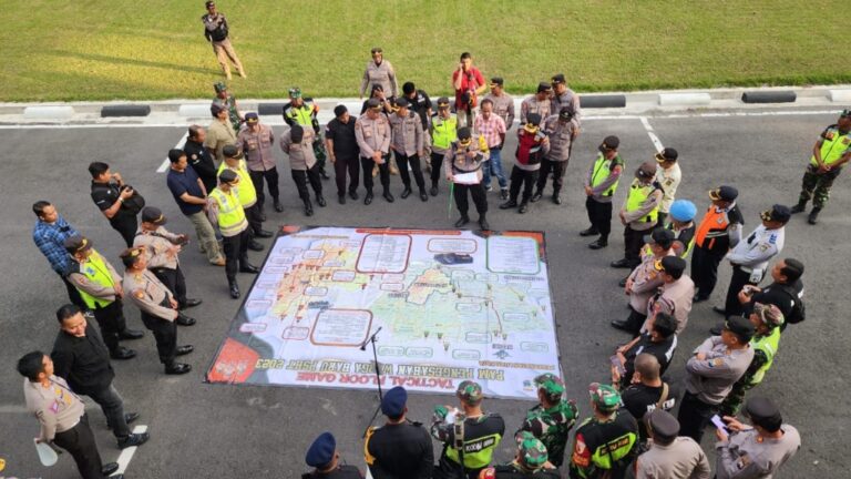 Pengesahan Warga Baru PSHT, Polres Blitar Kota Kerahkan 645 Personil Gabungan