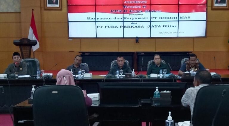 DPRD Kabupaten Blitar Gelar Hearing Bersama PT Bokor Mas Dan PT Pura Perkasa Jaya Blitar