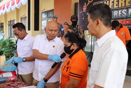 Polres Magetan Berhasil Ungkap Kasus TPPO Tersangka Emak-emak Diamankan