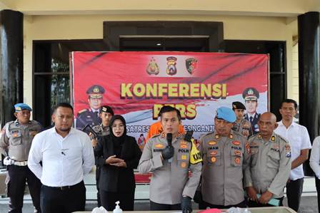 Polres Nganjuk Amankan Pelaku Pembunuhan, Korban Masih Sahabat Karib Pelaku