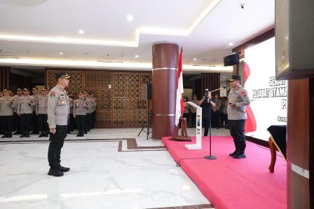 Kapolda Jatim Pimpin Sertijab PJU dan Kapolres Jajaran