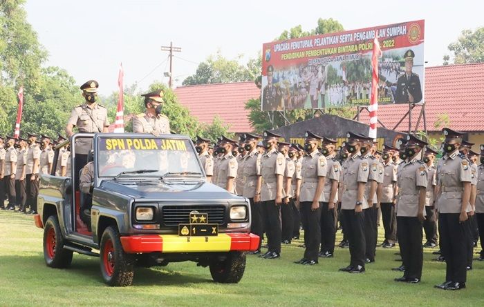 Kapolda Jatim Resmi Membuka Diktuk Bintara dan Tamtama Polri Gelombang II di SPN Bangsal