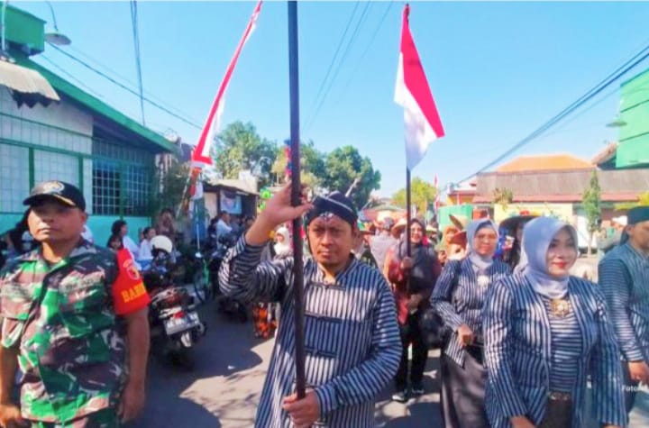 Kirab Thek Thur Kelurahan Kebonagung Magetan, Cara Warga Merawat Budaya Jawa