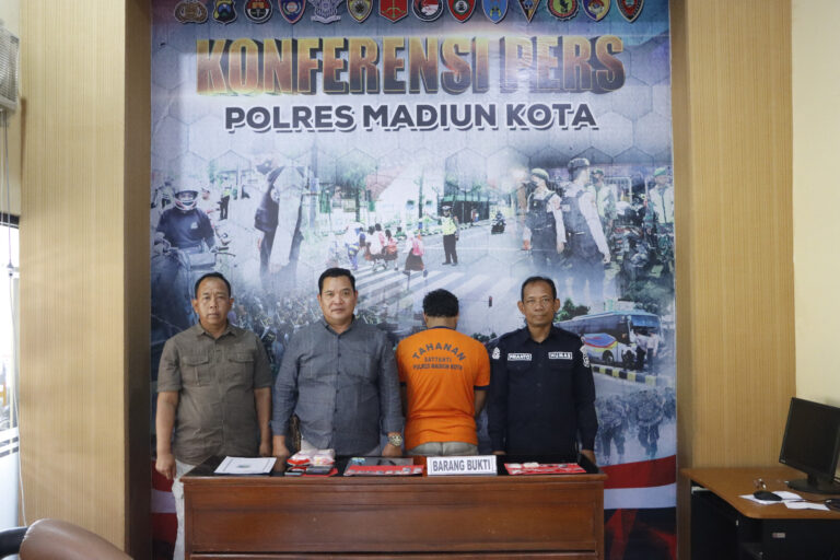 Operasi Tumpas Narkoba Semeru 2023, Polres Madiun Kota Amankan Tersangka Pengedar Sabu