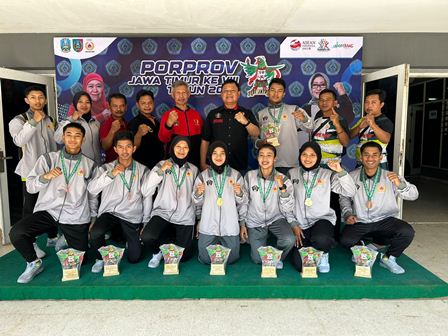 Atlet Pencak Silat Kabupaten Blitar  Sumbang Berbagai Medali  Pada Porprov Jatim ke VIII Tahun 2023