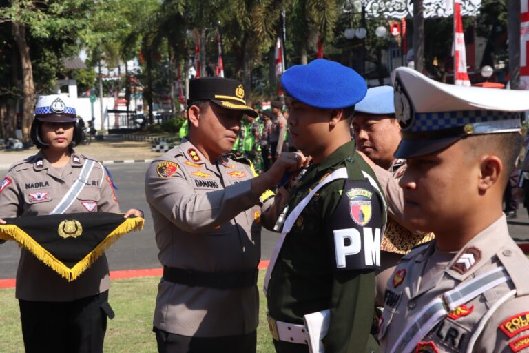 Apel Gelar Operasi Zebra Semeru 2023, Polres Blitar Kota Siap Wujudkan Ketertiban Masyarakat Dalam Berlalu Lintas