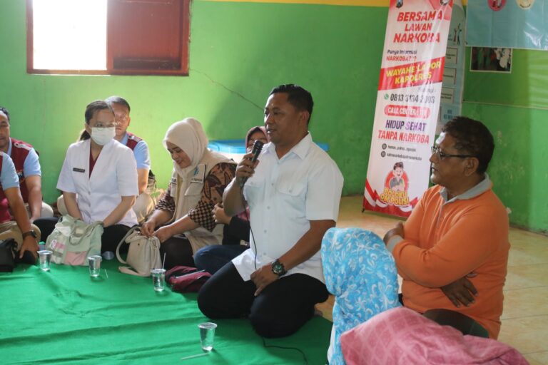 Polres Nganjuk Bersama BNN Kabupaten Nganjuk Lakukan Sosialisasi Bahaya Narkoba untuk Balita, Ibu Hamil, dan Menyusui