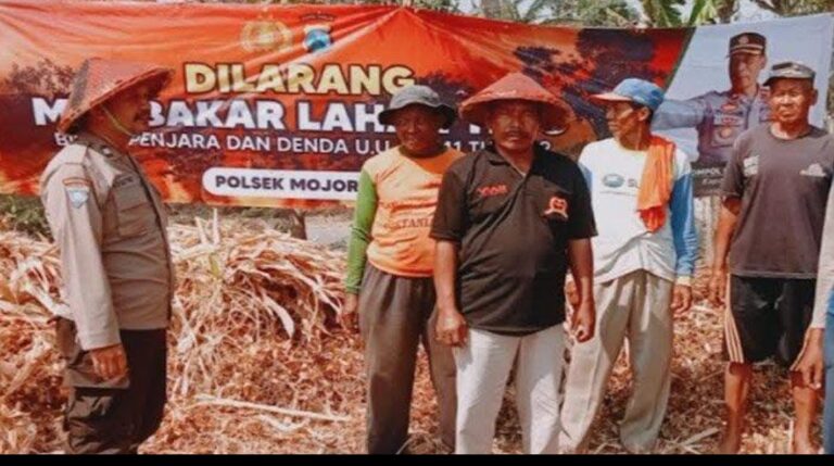 Polres Kediri Kota Patroli Persawahan Upaya Cegah Kebakaran Lahan