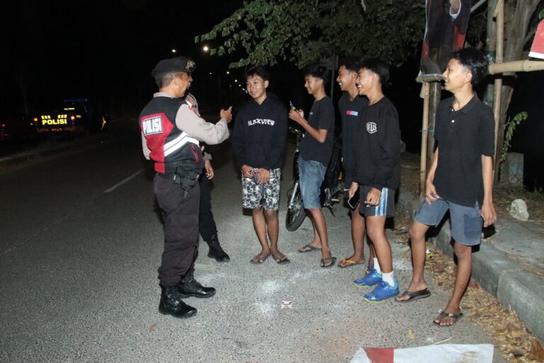 Rutin Gelar Patroli Gabungan Polres Bangkalan Antisipasi Balap Liar dan Tawuran Remaja 