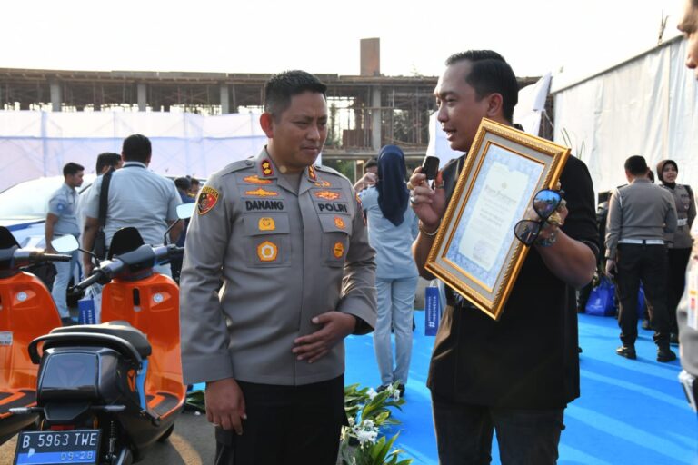 Sat Lantas Polres Blitar Kota Raih Juara I Kawasan Tertib Lalu Lintas Terbaik Tingkat Polda Jatim dan Nasional