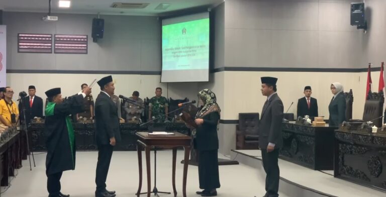 Fredy Agung Kurniawan Dilantik  Menjadi Anggota DPRD Kabupaten Blitar