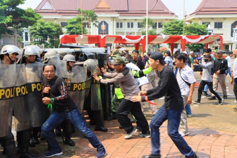 Siap Kawal Pemilu 2024, Polres Tuban Gelar Sispamkota