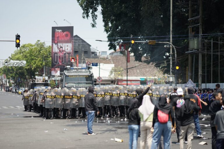Polres Blitar Kota Gelar Simulasi Pengamanan Pemilu