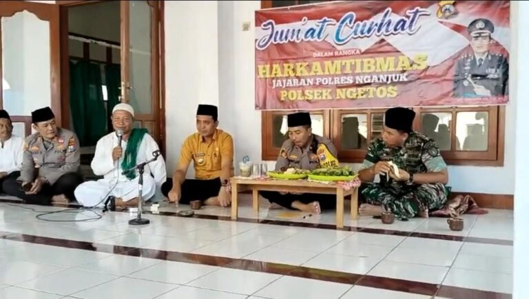 Jumat Curhat, Polres Nganjuk Minta Waspadai Bencana Karhutlah