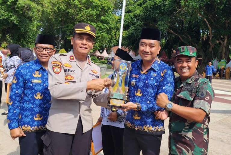 Lomba Sinergitas Kabupaten Nganjuk, 3 Pilar Kecamatan Nganjuk Raih Juara Pertama