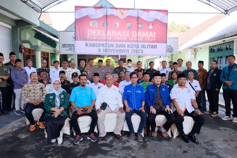 Kodim 0808/Blitar Gelar Deklarasi Pemilu Damai