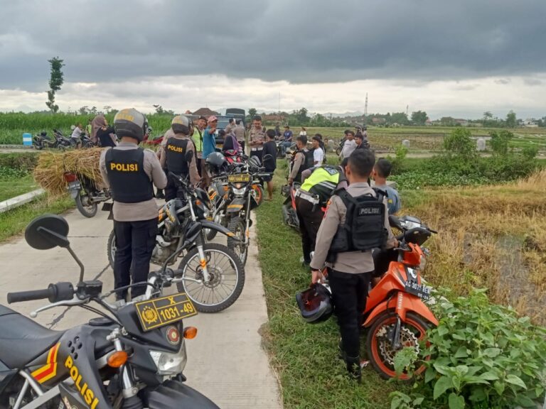 Polres Tulungagung Amankan 10 Unit Motor Pada Aksi Balap Liar